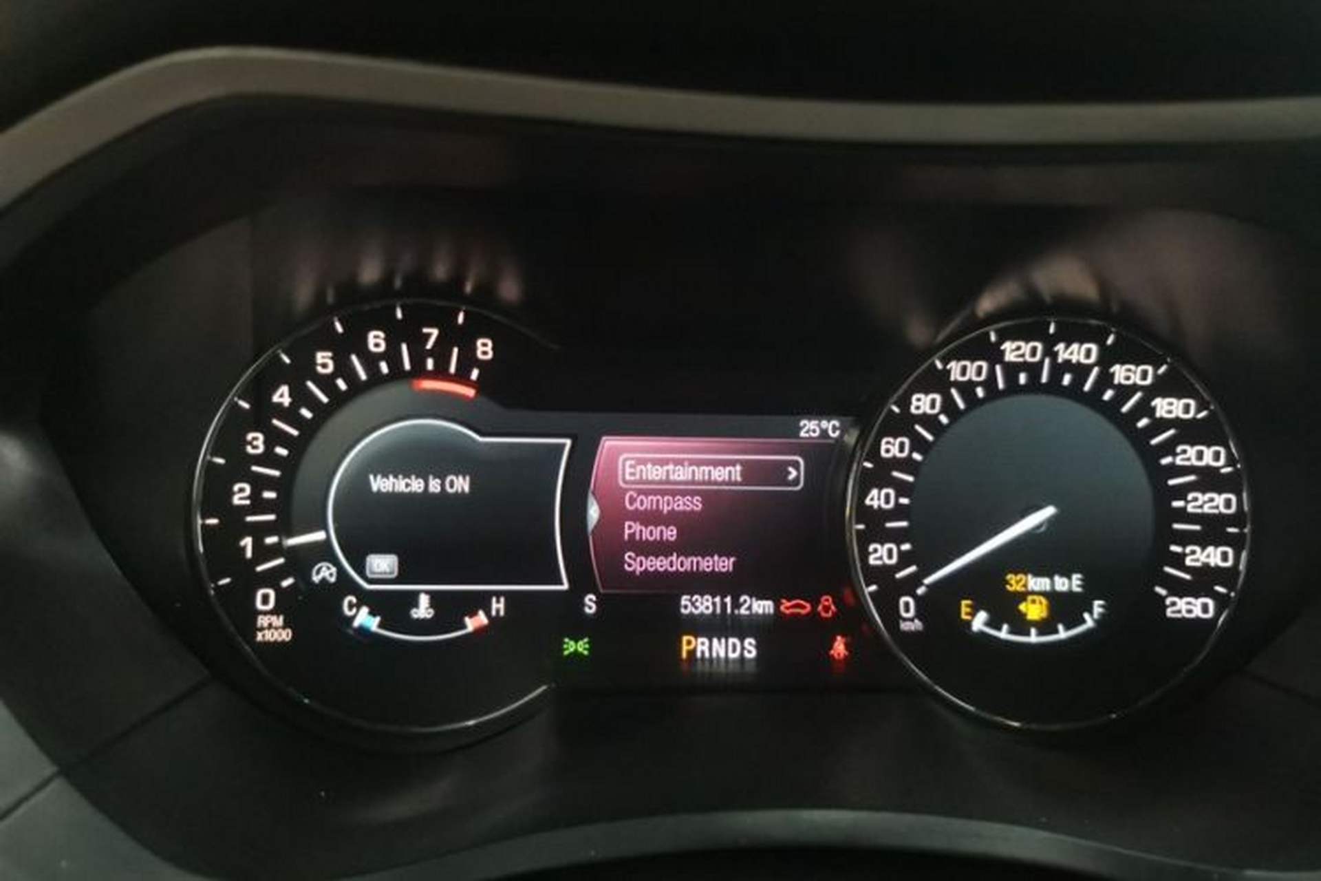 Used Lincoln MKZ 2019 2.0T Luxury Edition China VI Odometer Close Up