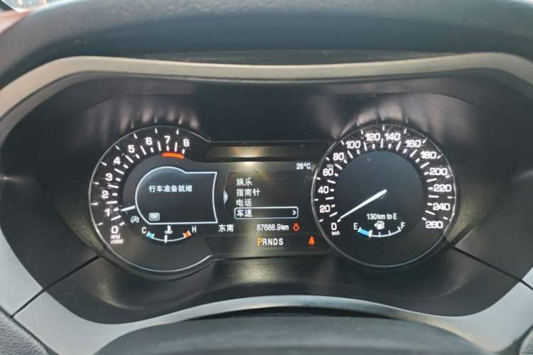 Used Lincoln MKZ 2019 2.0T Luxury Edition China VI Odometer Close Up