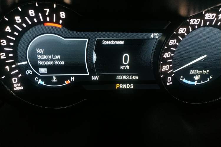 Used Lincoln MKZ 2020 2.0T Deluxe Edition Odometer Close Up