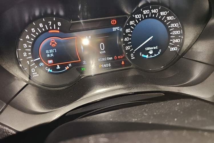 Used Lincoln MKZ 2020 2.0T Deluxe Edition Odometer Close Up