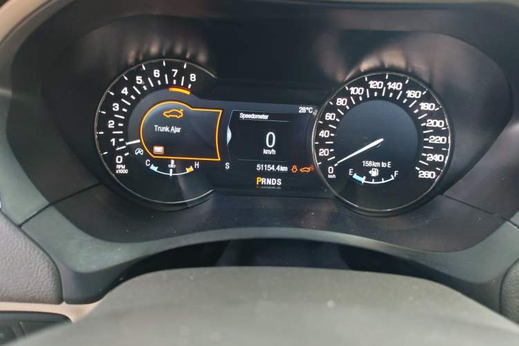 Used Lincoln MKZ 2020 2.0T Deluxe Edition Odometer Close Up