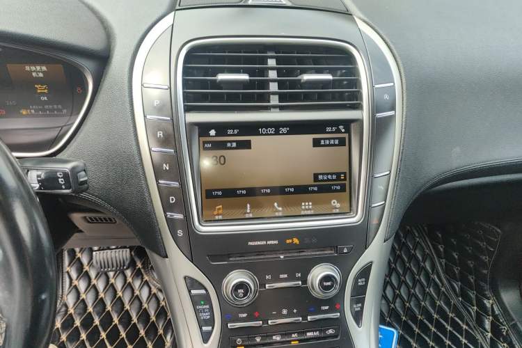 Used Lincoln Nautilus 2019 2.0T Two-Wheel Drive Luxury Edition China V Standard Audio And AC Panel