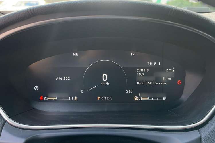 Used Lincoln Nautilus 2019 2.0T Two-Wheel Drive Luxury Edition China VI Standard Instrument Cluster