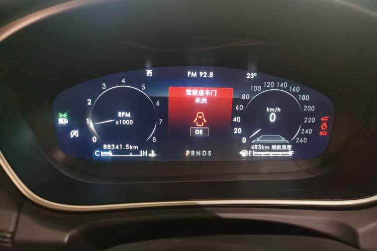 Used Lincoln Nautilus 2019 2.7T Four-Wheel Drive Prestige Edition China VI Standard Instrument Cluster