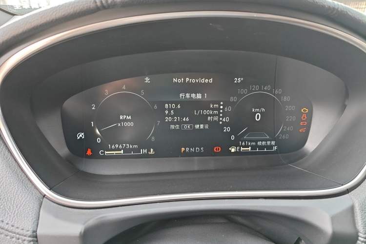 Used Lincoln Nautilus 2019 2.7T Four-Wheel Drive Prestige Edition China VI Standard Instrument Cluster