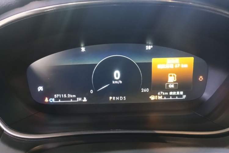 Used Lincoln Nautilus 2019 2.0T Two-Wheel Drive Luxury Edition China VI Standard Instrument Cluster