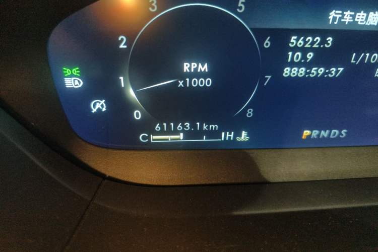 Used Lincoln Nautilus 2019 2.0T Four-Wheel Drive Zunya Edition China VI Standard Odometer Close Up