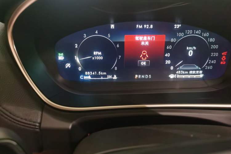 Used Lincoln Nautilus 2019 2.7T Four-Wheel Drive Prestige Edition China VI Standard Odometer Close Up