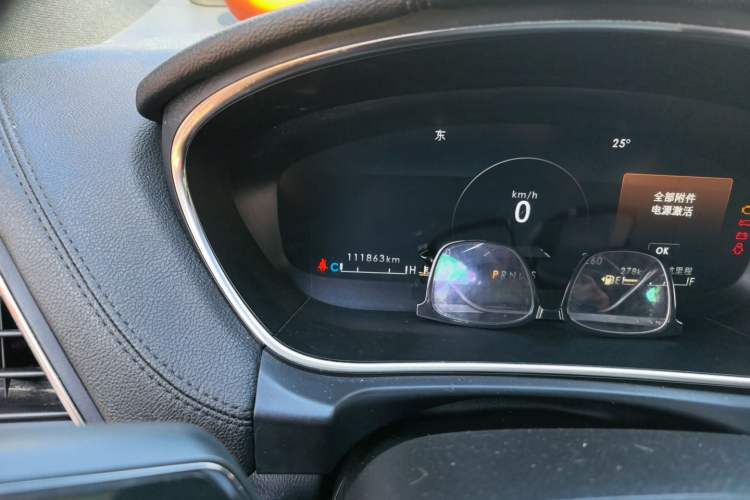 Used Lincoln Nautilus 2019 2.7T Four-Wheel Drive Prestige Edition China VI Standard Odometer Close Up