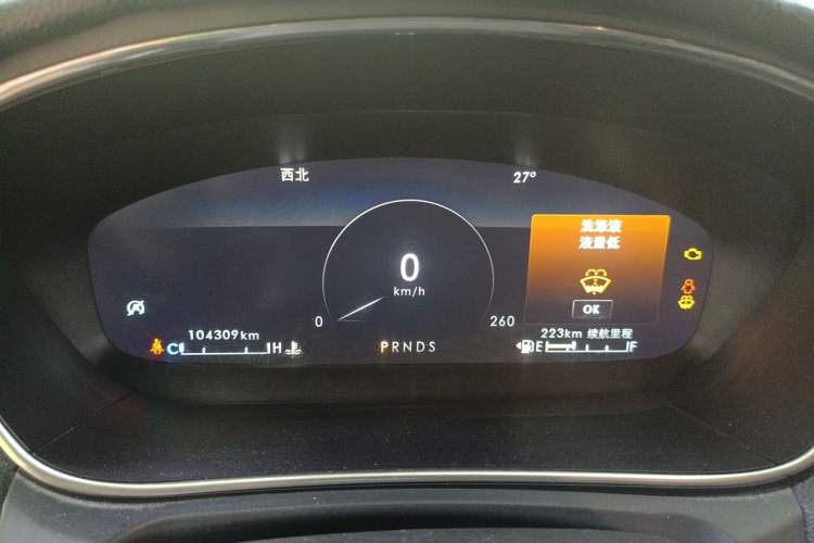 Used Lincoln Nautilus 2019 2.0T Two-Wheel Drive Luxury Edition China VI Standard Instrument Cluster