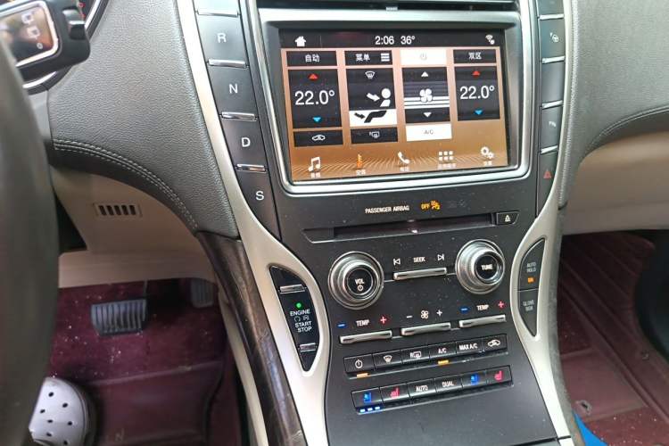 Used Lincoln Nautilus 2019 2.0T Four-Wheel Drive Zunya Edition China V Standard Audio And AC Panel