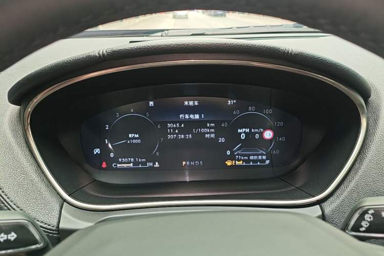 Used Lincoln Nautilus 2019 2.7T Four-Wheel Drive Prestige Edition China VI Standard Instrument Cluster