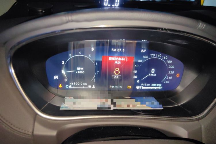 Used Lincoln Nautilus 2019 2.0T Two-Wheel Drive Luxury Edition China VI Standard Instrument Cluster