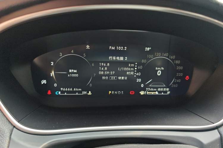 Used Lincoln Nautilus 2019 2.7T Four-Wheel Drive Prestige Edition China VI Standard Instrument Cluster