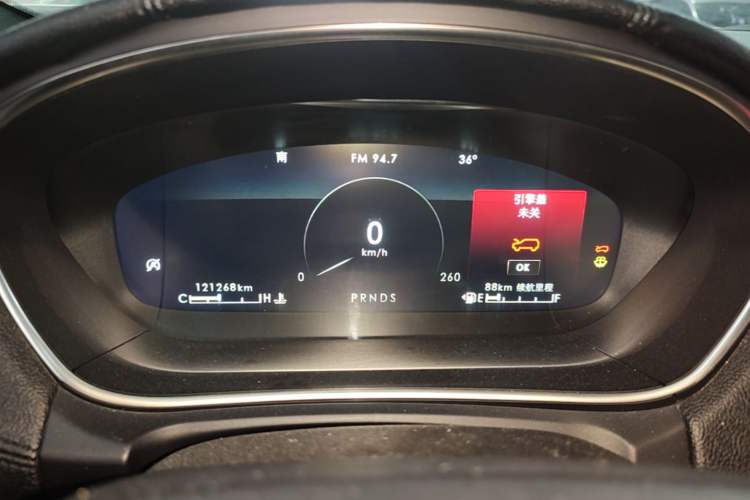 Used Lincoln Nautilus 2019 2.0T Two-Wheel Drive Luxury Edition China VI Standard Instrument Cluster