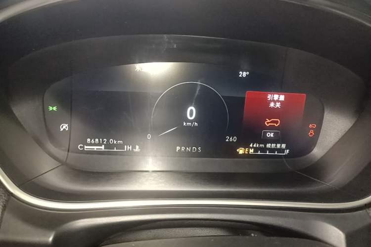 Used Lincoln Nautilus 2019 2.0T Two-Wheel Drive Luxury Edition China VI Standard Instrument Cluster