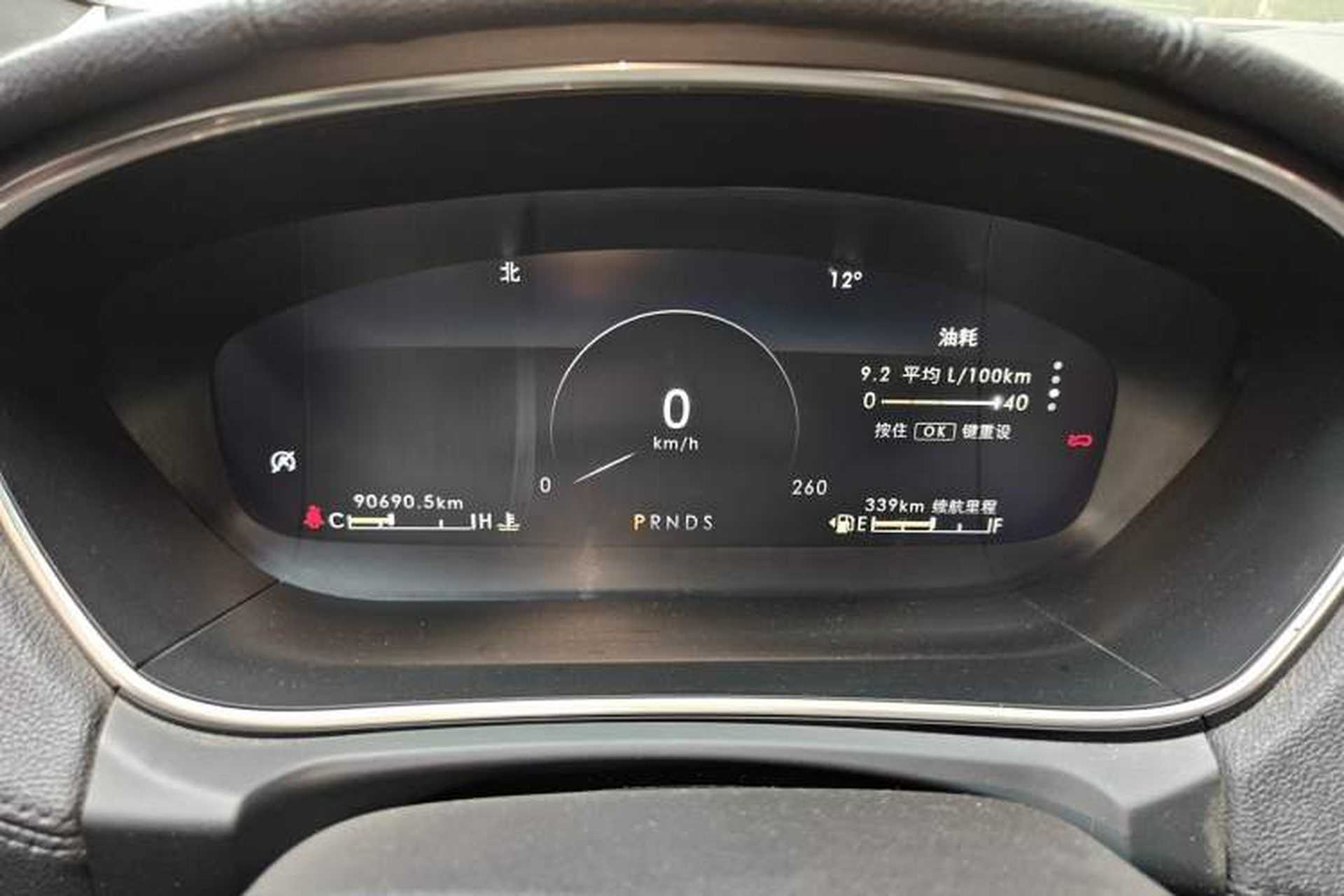 Used Lincoln Nautilus 2019 2.7T Four-Wheel Drive Prestige Edition China VI Standard Instrument Cluster