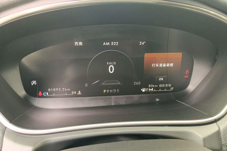 Used Lincoln Nautilus 2019 2.7T Four-Wheel Drive Prestige Edition China VI Standard Instrument Cluster