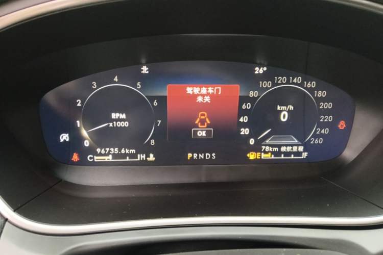 Used Lincoln Nautilus 2019 2.7T Four-Wheel Drive Prestige Edition China VI Standard Instrument Cluster