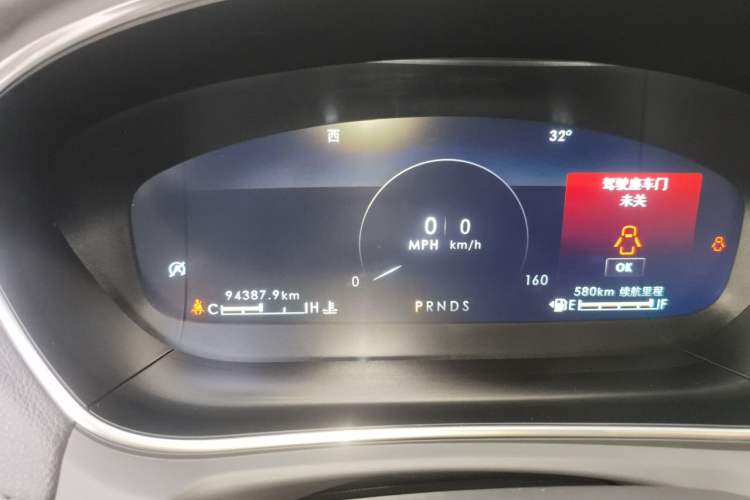 Used Lincoln Nautilus 2019 2.0T Two-Wheel Drive Luxury Edition China VI Standard Instrument Cluster