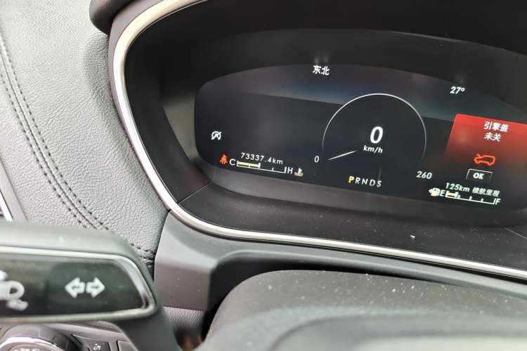 Used Lincoln Nautilus 2019 2.0T Two-Wheel Drive Luxury Edition China VI Standard Odometer Close Up
