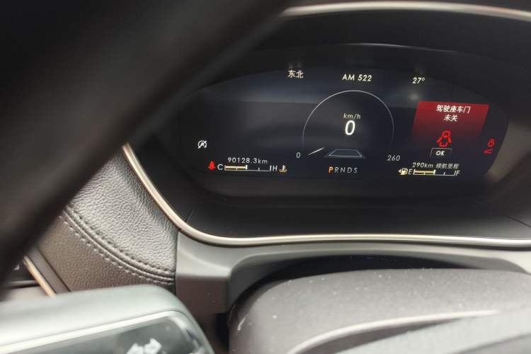 Used Lincoln Nautilus 2019 2.7T Four-Wheel Drive Prestige Version China V Emission Standard Odometer Close Up