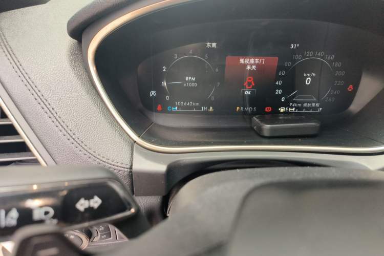 Used Lincoln Nautilus 2019 2.0T Four-Wheel Drive Zunya Edition China VI Standard Odometer Close Up