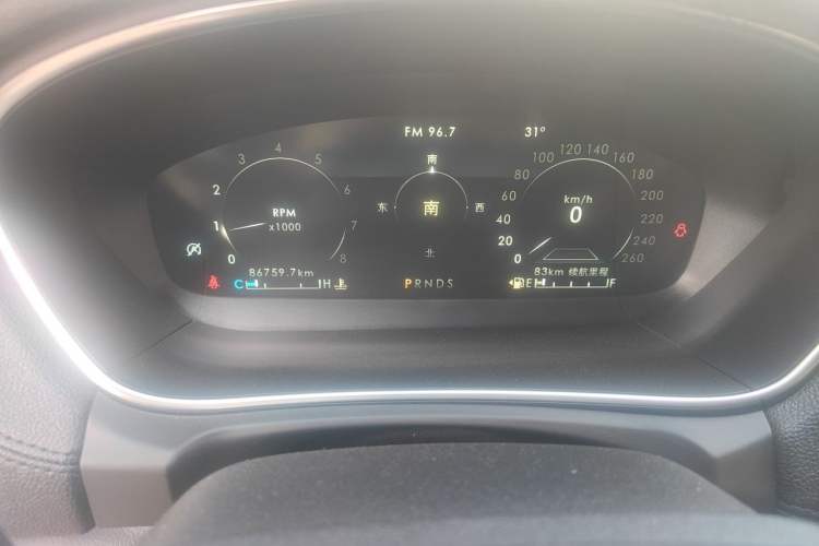 Used Lincoln Nautilus 2019 2.0T Four-Wheel Drive Zunya Edition China VI Standard Odometer Close Up