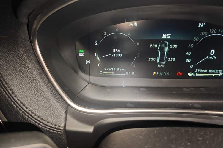 Used Lincoln Nautilus 2019 2.0T Four-Wheel Drive Zunya Edition China VI Standard Odometer Close Up