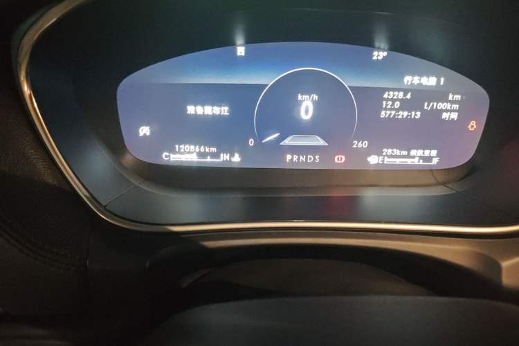 Used Lincoln Nautilus 2019 2.0T Four-Wheel Drive Zunya Edition China VI Standard Odometer Close Up