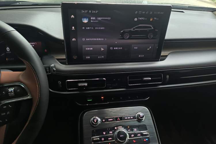 Used Lincoln Nautilus 2021 2.0T Four-Wheel Drive Luxury Edition Audio And AC Panel