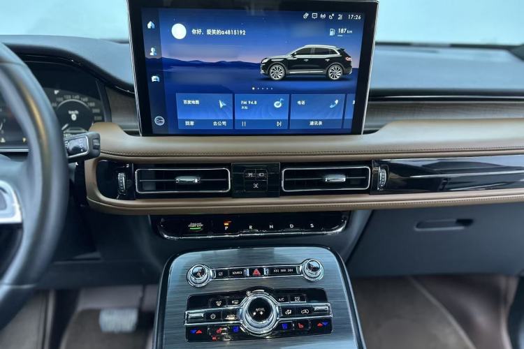 Used Lincoln Nautilus 2021 Revised Version 2.7T Four-Wheel Drive Prestige Edition Audio And AC Panel