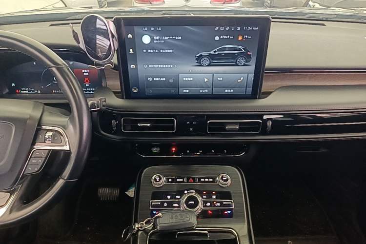 Used Lincoln Nautilus 2021 2.0T Four-Wheel Drive Luxury Edition Audio And AC Panel