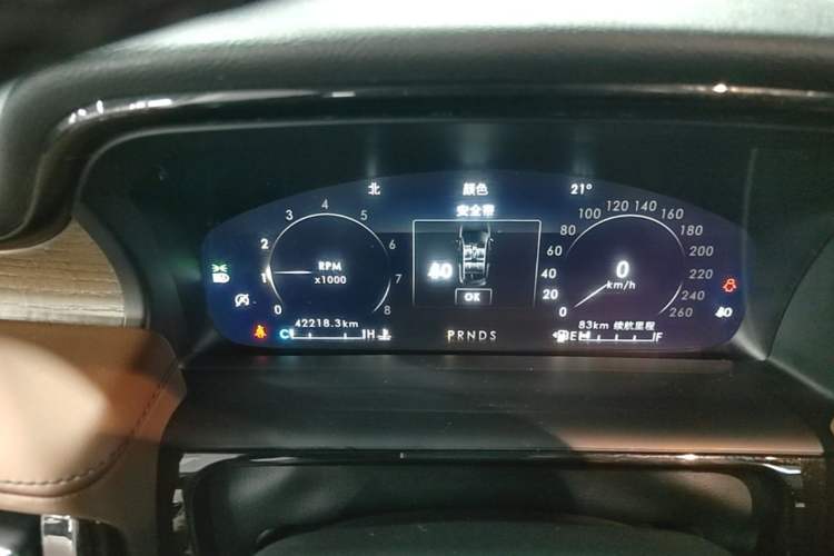 Used Lincoln Nautilus 2021 2.0T Four-Wheel Drive Luxury Edition Instrument Cluster