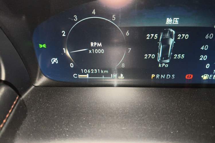 Used Lincoln Nautilus 2021 2.0T Four-Wheel Drive Luxury Edition Odometer Close Up