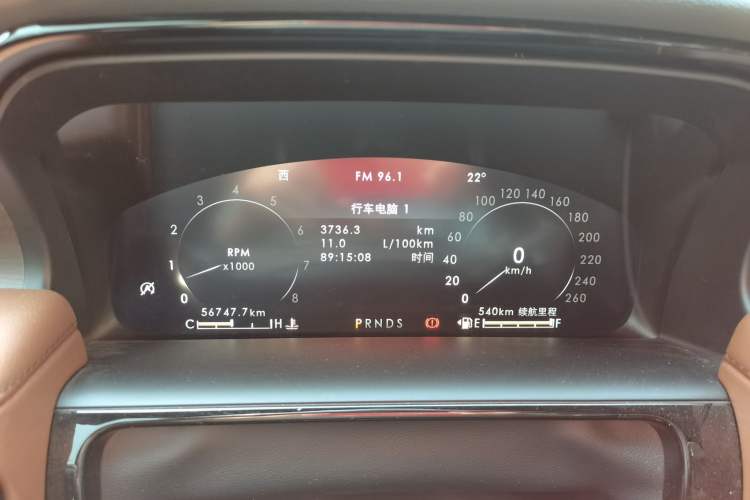 Used Lincoln Nautilus 2021 2.7T Four-Wheel Drive Prestige Edition Instrument Cluster
