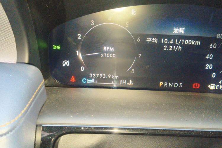 Used Lincoln Nautilus 2021 2.0T Four-Wheel Drive Luxury Edition Odometer Close Up