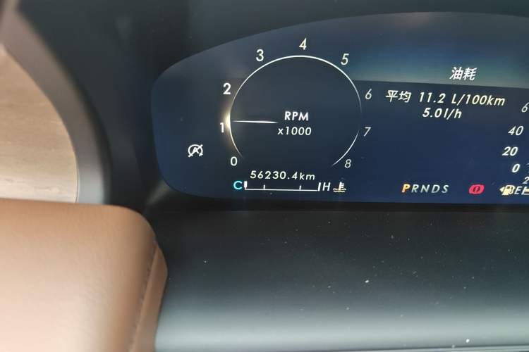Used Lincoln Nautilus 2021 2.0T Four-Wheel Drive Luxury Edition Odometer Close Up