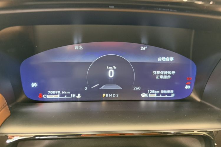 Used Lincoln Nautilus 2021 2.0T Four-Wheel Drive Luxury Edition Odometer Close Up