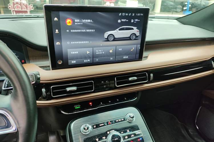 Used Lincoln Nautilus 2021 Revised Version 2.7T Four-Wheel Drive Prestige Edition Audio And AC Panel