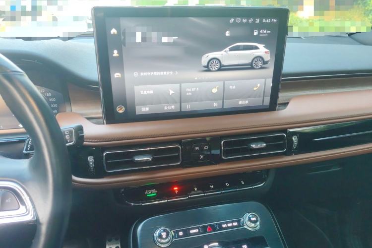 Used Lincoln Nautilus 2021 2.7T Four-Wheel Drive Prestige Edition Audio And AC Panel