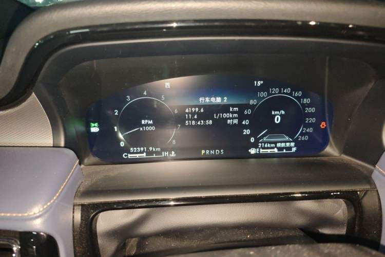 Used Lincoln Nautilus 2021 2.7T Four-Wheel Drive Prestige Edition Instrument Cluster