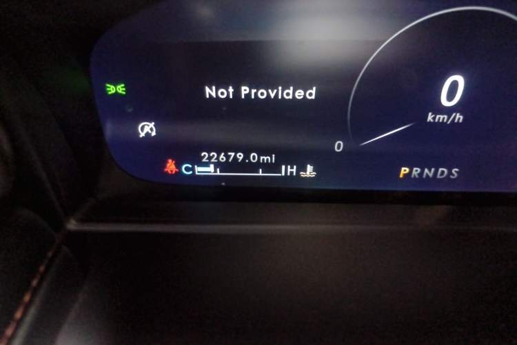Used Lincoln Nautilus 2021 2.0T Four-Wheel Drive Luxury Edition Odometer Close Up