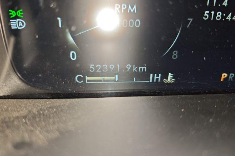Used Lincoln Nautilus 2021 2.7T Four-Wheel Drive Prestige Edition Odometer Close Up