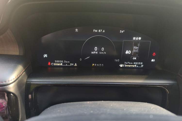 Used Lincoln Nautilus 2021 Revised Version 2.7T Four-Wheel Drive Prestige Edition Odometer Close Up
