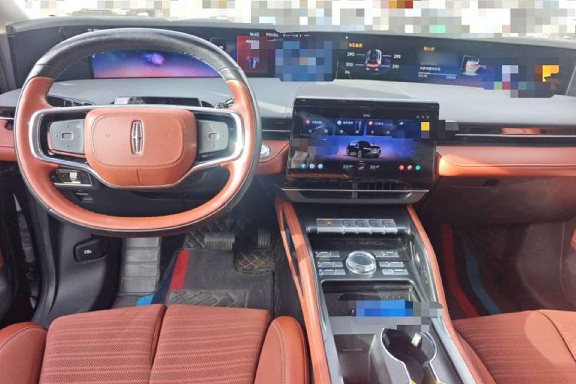Used Lincoln Nautilus 2023 2.0T All-Wheel-Drive Zunrui Hybrid Version Center Console