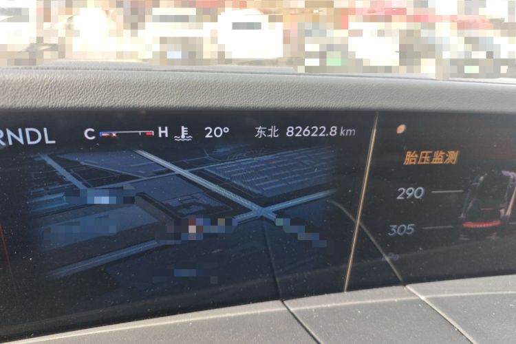 Used Lincoln Nautilus 2023 2.0T All-Wheel-Drive Zunrui Hybrid Version Odometer Close Up