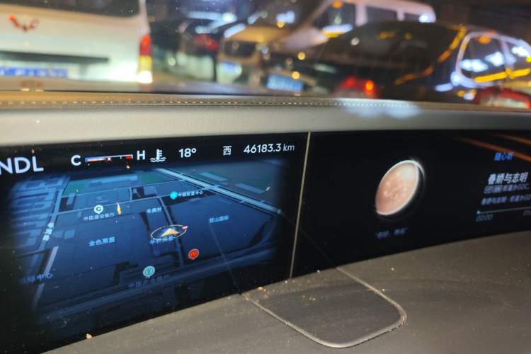 Used Lincoln Nautilus 2023 2.0T Four-Wheel Drive Zunrui Version Odometer Close Up