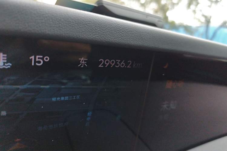 Used Lincoln Nautilus 2023 2.0T Four-Wheel Drive Zunrui Version Odometer Close Up