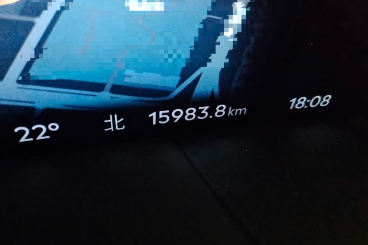 Used Lincoln Nautilus 2023 2.0T Four-Wheel Drive Luxury Edition Odometer Close Up